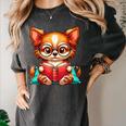 Chihuahua Reading a Book Dog Women's Comfort Colors T-Shirt Pepper Chihuahua Reading a Book Dog Women's Comfort Colors T-Shirt Pepper