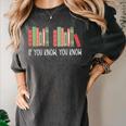 Christmas Book 67 If You Know You Know 67 Meme Teacher Women's Comfort Colors T-Shirt Pepper