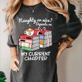 Christmas Book Lovers Naughty Or Nice Women's Comfort Colors T-Shirt Pepper Christmas Book Lovers Naughty Or Nice Women's Comfort Colors T-Shirt Pepper