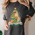 Christmas Books Make You Bright Librarian Teacher Book Lover Women's Comfort Colors T-Shirt Pepper Christmas Books Make You Bright Librarian Teacher Book Lover Women's Comfort Colors T-Shirt Pepper