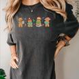 Christmas Library Gingerbread Man Books Lover Bookish Women's Comfort Colors T-Shirt Pepper Christmas Library Gingerbread Man Books Lover Bookish Women's Comfort Colors T-Shirt Pepper