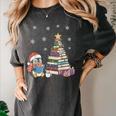Christmas A Penguin Reading Book Snowflake Cocoa Hot Teacher Women's Comfort Colors T-Shirt Pepper Christmas A Penguin Reading Book Snowflake Cocoa Hot Teacher Women's Comfort Colors T-Shirt Pepper