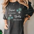 Christmas Shirts Snow Is Falling Books Are Calling Men Women Women's Comfort Colors T-Shirt Pepper Christmas Shirts Snow Is Falling Books Are Calling Men Women Women's Comfort Colors T-Shirt Pepper
