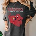 Clifford The Big Red Dog Clifford And Emily Book Cover Women's Comfort Colors T-Shirt Pepper