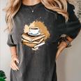 Coffee And Books Adult Books Lover Reading Women's Comfort Colors T-Shirt Pepper