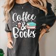 Coffee And Books Women's Comfort Colors T-Shirt Pepper