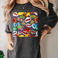 Comic Book Pop Art Modern Fun Women's Comfort Colors T-Shirt Pepper