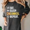 Comic Book Comic Stuff & Accessories -Adult Small Modern Letter Print Crew Collar Short Sleeve T-Shirt Women's Comfort Colors T-Shirt Pepper