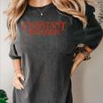 Constant Reader Fan Of Horror Suspense Books Bibliophile Women's Comfort Colors T-Shirt Pepper
