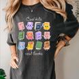Cool Kids Read Books School Librarian Reading Teacher Women's Comfort Colors T-Shirt Pepper Cool Kids Read Books School Librarian Reading Teacher Women's Comfort Colors T-Shirt Pepper