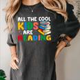 All The-Cool Kids Are Reading Teacher Book Lover Librarian Premium Women's Comfort Colors T-Shirt Pepper All The-Cool Kids Are Reading Teacher Book Lover Librarian Premium Women's Comfort Colors T-Shirt Pepper