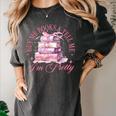 Coquette Aesthetic Bow Buy Me Books & Tell Me I'm Pretty Women's Comfort Colors T-Shirt Pepper
