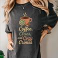 Cozy Crime Club Mystery Reader Bookish Sleuth Women's Comfort Colors T-Shirt Pepper Cozy Crime Club Mystery Reader Bookish Sleuth Women's Comfort Colors T-Shirt Pepper