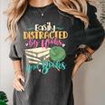Crochet And Reading Crocheter Bookish Crocheting Book Lover Women's Comfort Colors T-Shirt Pepper