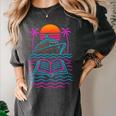 Cruise Ship Vacations Reading Book Lovers Sunset Women's Comfort Colors T-Shirt Pepper