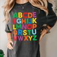 Cute ABCs Shirt Alphabet Colorful Letters Reading Books Kids Women's Comfort Colors T-Shirt Pepper Cute ABCs Shirt Alphabet Colorful Letters Reading Books Kids Women's Comfort Colors T-Shirt Pepper