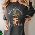 Cute Dragon Reading Book Bookworm Dragon And Books For Women Women's Comfort Colors T-Shirt Pepper