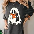 Cute Ghost Cat Reading Book Spooky Season Halloween Costume Women's Comfort Colors T-Shirt Pepper Cute Ghost Cat Reading Book Spooky Season Halloween Costume Women's Comfort Colors T-Shirt Pepper
