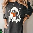 Cute Ghost Reading Book Spooky Season Halloween Costume Kids Women's Comfort Colors T-Shirt Pepper Cute Ghost Reading Book Spooky Season Halloween Costume Kids Women's Comfort Colors T-Shirt Pepper