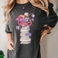 Cute Octopus Bookworm Fun Reading Tee For Book Lovers Women's Comfort Colors T-Shirt Pepper