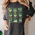 Cute Shamrock Reading Books St Patrick's Day Teacher Reading Women's Comfort Colors T-Shirt Pepper Cute Shamrock Reading Books St Patrick's Day Teacher Reading Women's Comfort Colors T-Shirt Pepper