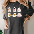 Cute Spooky Reading Book Halloween Fall Ghost Autumn Women's Comfort Colors T-Shirt Pepper Cute Spooky Reading Book Halloween Fall Ghost Autumn Women's Comfort Colors T-Shirt Pepper