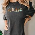 Dachshund Book Lover Reading Wiener Dog 100 Days Of School Women's Comfort Colors T-Shirt Pepper Dachshund Book Lover Reading Wiener Dog 100 Days Of School Women's Comfort Colors T-Shirt Pepper