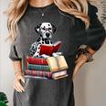 Dalmatian Reading Books Matching Bookworm Readers Librarian Women's Comfort Colors T-Shirt Pepper Dalmatian Reading Books Matching Bookworm Readers Librarian Women's Comfort Colors T-Shirt Pepper