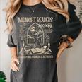 Dark Romance Book Lover Midnight Reading Readers Society Women's Comfort Colors T-Shirt Pepper Dark Romance Book Lover Midnight Reading Readers Society Women's Comfort Colors T-Shirt Pepper