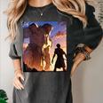 David And Goliath Bible Book Of Samuel Famous Bible Story Women's Comfort Colors T-Shirt Pepper