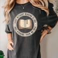 A Day Without Reading Is Like Just Kidding Book Lover Women's Comfort Colors T-Shirt Pepper