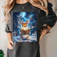 Deer Reads Book Women Girls Reindeer Women's Comfort Colors T-Shirt Pepper Deer Reads Book Women Girls Reindeer Women's Comfort Colors T-Shirt Pepper