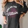 Dibs On The Villain Dark Romance Books Skeleton Morally Grey Women's Comfort Colors T-Shirt Pepper