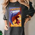 Disney Pixar The Incredibles Omnidroid Comic Book Cover Women's Comfort Colors T-Shirt Pepper