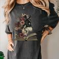 Dog Book Flower Women's Comfort Colors T-Shirt Pepper