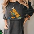 Dog Cooking The Books Women's Comfort Colors T-Shirt Pepper