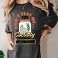 Don't Test Me Introvert's Women's Comfort Colors T-Shirt Pepper