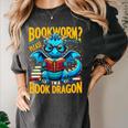 Dragon Bookworm Please I'm A Book Dragon Women's Comfort Colors T-Shirt Pepper Dragon Bookworm Please I'm A Book Dragon Women's Comfort Colors T-Shirt Pepper