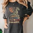 Dragon Fantasy Book Lover Book Nerd Women's Comfort Colors T-Shirt Pepper Dragon Fantasy Book Lover Book Nerd Women's Comfort Colors T-Shirt Pepper