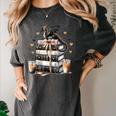 Dragon Hoard Of Books Reading Lover Cute Art Women's Comfort Colors T-Shirt Pepper