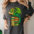 Dragon Reading Books Matching Bookworm Readers Librarian Women's Comfort Colors T-Shirt Pepper Dragon Reading Books Matching Bookworm Readers Librarian Women's Comfort Colors T-Shirt Pepper