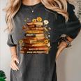 Dream Like Martin Floral Book History Month Women Men Women's Comfort Colors T-Shirt Pepper