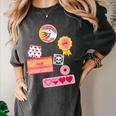 Dungeon Crawler Carl Colorful Sticker Collage LitRPG Book Women's Comfort Colors T-Shirt Pepper Dungeon Crawler Carl Colorful Sticker Collage LitRPG Book Women's Comfort Colors T-Shirt Pepper
