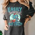 Easily Distracted By Books And Dragons Nerds Women's Comfort Colors T-Shirt Pepper Easily Distracted By Books And Dragons Nerds Women's Comfort Colors T-Shirt Pepper
