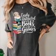 Easily Distracted By Books And Gnomes Women's Comfort Colors T-Shirt Pepper Easily Distracted By Books And Gnomes Women's Comfort Colors T-Shirt Pepper