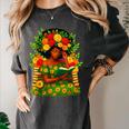 Educated Women Girls Reading Book Black History Month Women's Comfort Colors T-Shirt Pepper