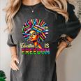 Education Freedom Teacher Books Black History Month Women's Comfort Colors T-Shirt Pepper Education Freedom Teacher Books Black History Month Women's Comfort Colors T-Shirt Pepper