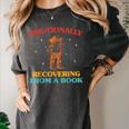 Emotionally Recovering From A Book Frog Women's Comfort Colors T-Shirt Pepper