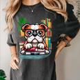English Bulldog Reading a Book Dog Women's Comfort Colors T-Shirt Pepper English Bulldog Reading a Book Dog Women's Comfort Colors T-Shirt Pepper