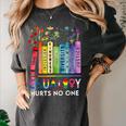 Equality Hurts No One Book Flower Rainbow Pride Month LGBTQ Women's Comfort Colors T-Shirt Pepper Equality Hurts No One Book Flower Rainbow Pride Month LGBTQ Women's Comfort Colors T-Shirt Pepper